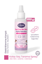 Doğal Kolay Saç Tarama Spreyi 100 ml Lavanta & Aloe Vera & Calendula Elektriklenme Karşıtı Sprey