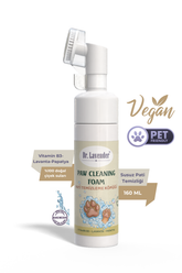 Kedi & Köpek Fırçalı Pati Temizleme Köpüğü | Susuz Vegan Şampuan 160ml