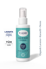 Karanfil ve Neem Yağlı Sıvı Vücut Losyonu Organik Lavanta Yağlı 100 ml