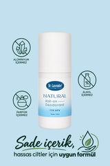 Dr.Lavender Natural Roll-On Deodorant Erkek 50 ml Nane/Mint Alkolsüz Alüminyumsuz Parfümsüz - görsel 4