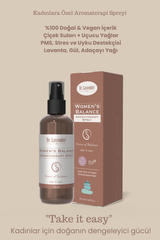 Kadınlara Özel Vücut Dengeleyici Sprey 50 ML & Hormonal Denge, Stres Giderici Sprey, Uyku Spreyi