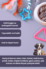 Lavanta Yağlı Pet Koku Giderici 150 ml Antiseptik Kedi Köpek Koku Giderici