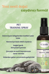 Kedi Uzaklaştırıcı Eğitim Spreyi Organik Bitkisel Yağlı Caydırıcı, Kovucu