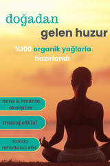 Masaj Yağı Roll-On 10ml – Nane Lavanta Biberiye – Baş Ağrısı & Kas Rahatlatıcı & Migren Giderici