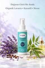 Karanfil ve Neem Yağlı Sıvı Vücut Losyonu Organik Lavanta Yağlı 100 ml