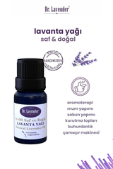 %100 Saf ve Doğal Konsantre Lavanta Yağı 10 Ml + Dekoratif Lavanta Tohumu Kokusu Hediyeli