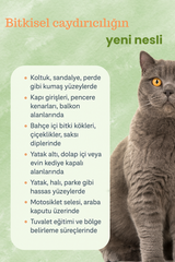 Kedi Uzaklaştırıcı Eğitim Spreyi Organik Bitkisel Yağlı Caydırıcı, Kovucu