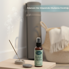 Kolay Nefes Serisi %100 Doğal Uyku ve Yastık Spreyi - Okaliptüs Etkili Ferahlatıcı Oda Kokusu 100 ml
