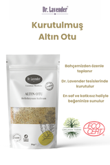 Kurutulmuş Saf Altın Otu 50 Gr. Bahçemizden