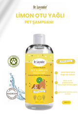 Limon Otu Yağlı Köpek Şampuanı 400 ml | Cilt Temizleyici & Zararlılara Karşı Koruma