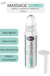 Masaj Yağı Roll-On 10ml – Nane Lavanta Biberiye – Baş Ağrısı & Kas Rahatlatıcı & Migren Giderici