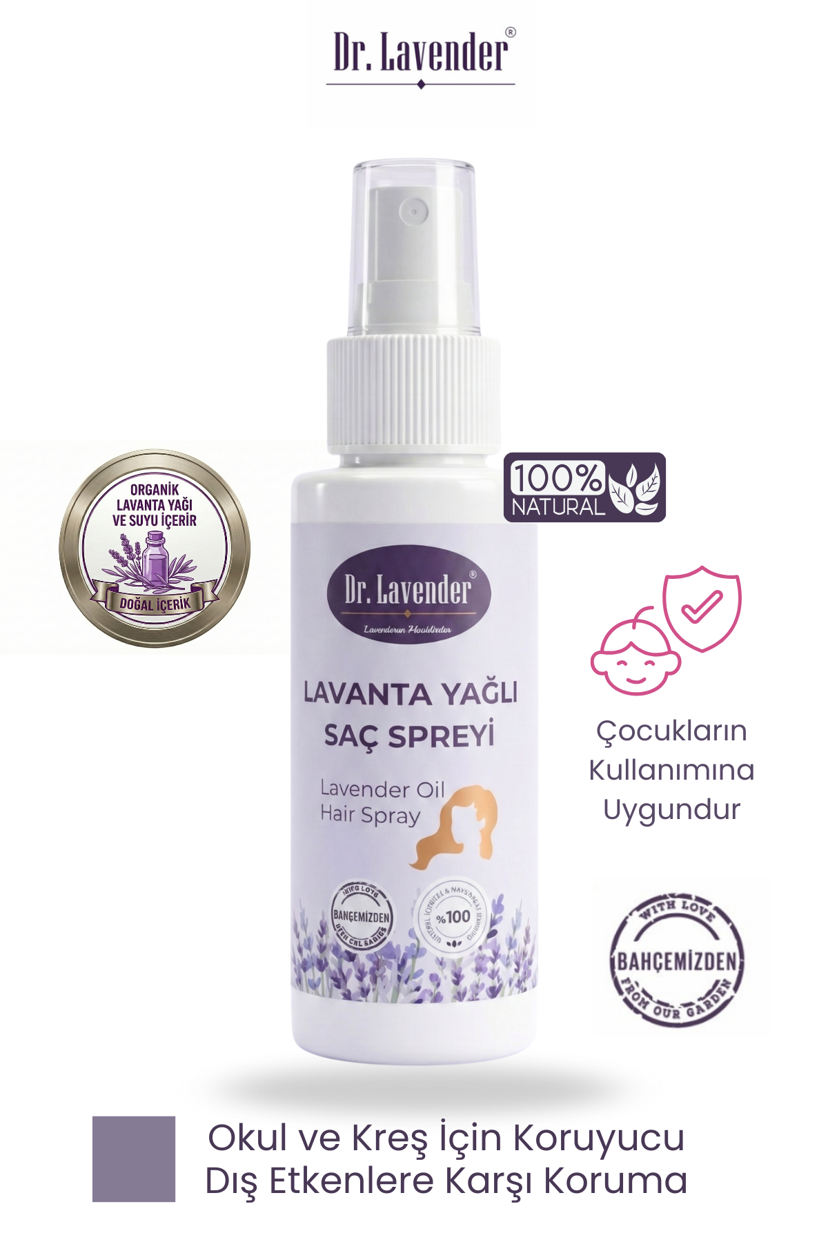 Lavanta Yağlı Saç Spreyi 100 Ml.