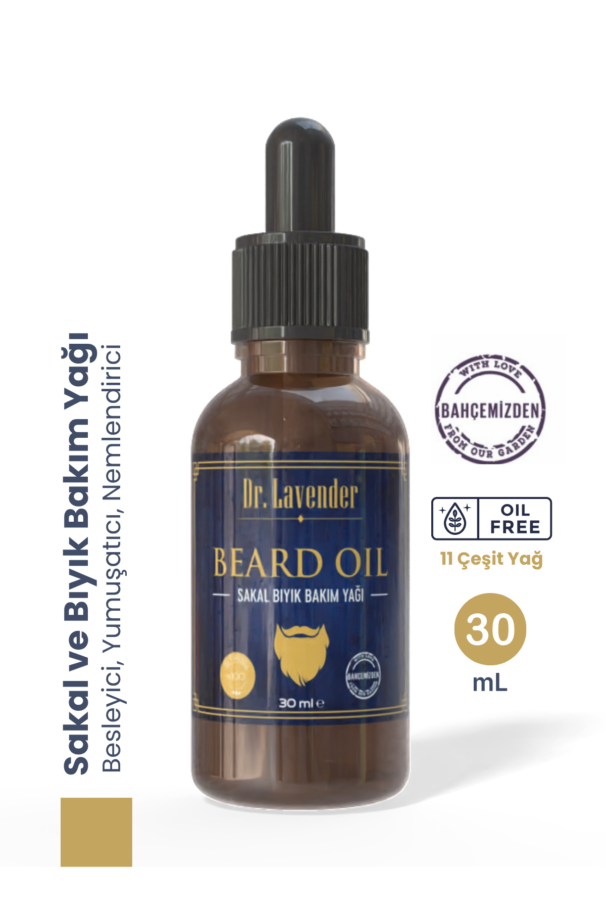 Bitkisel Sakal ve Bıyık Bakım Yağı 30ml