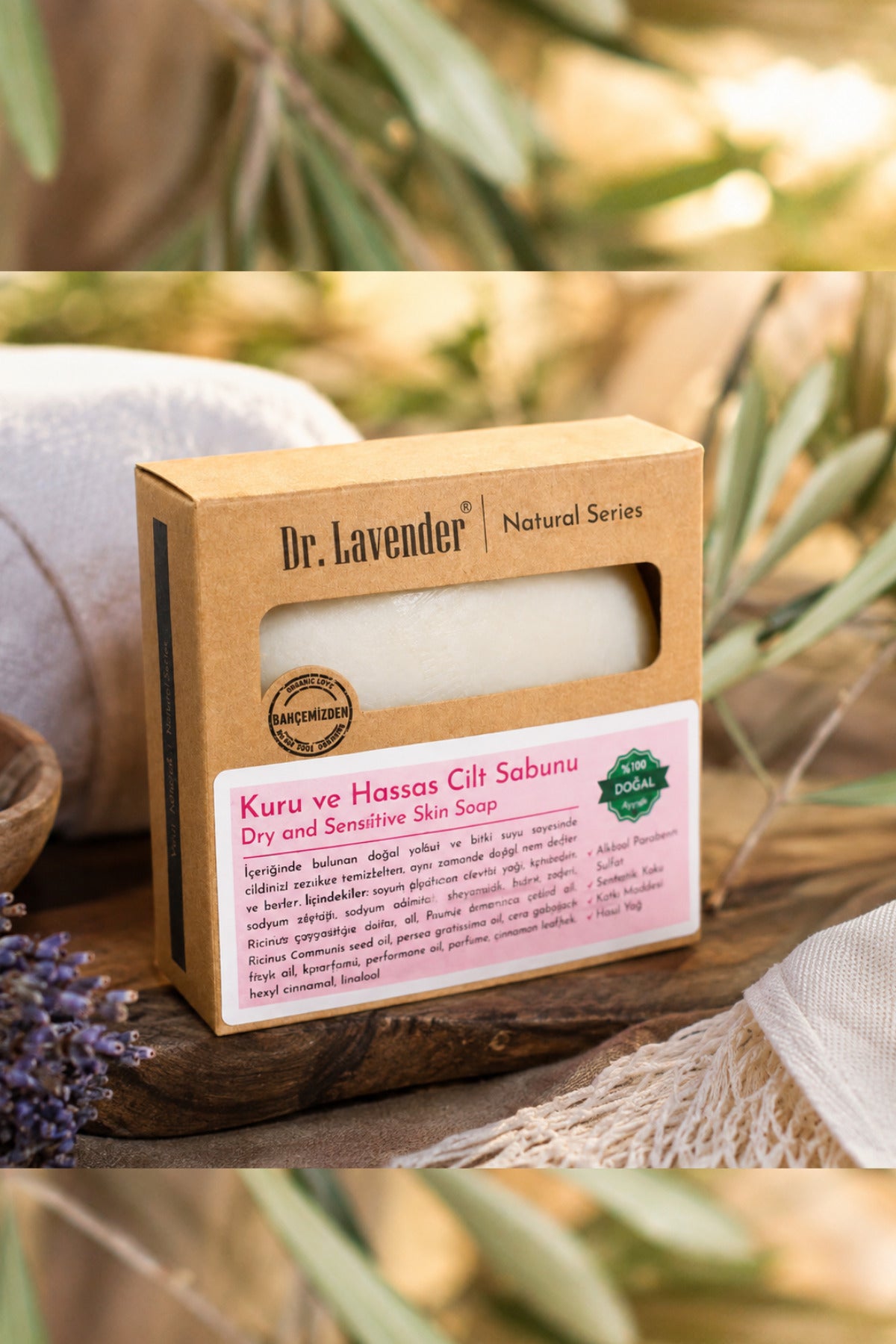 Dr.Lavender Papatya Avokado Sarı Kantaron Yağlı Kuru ve Hassas Cilt Sabunu 90 g - görsel 6
