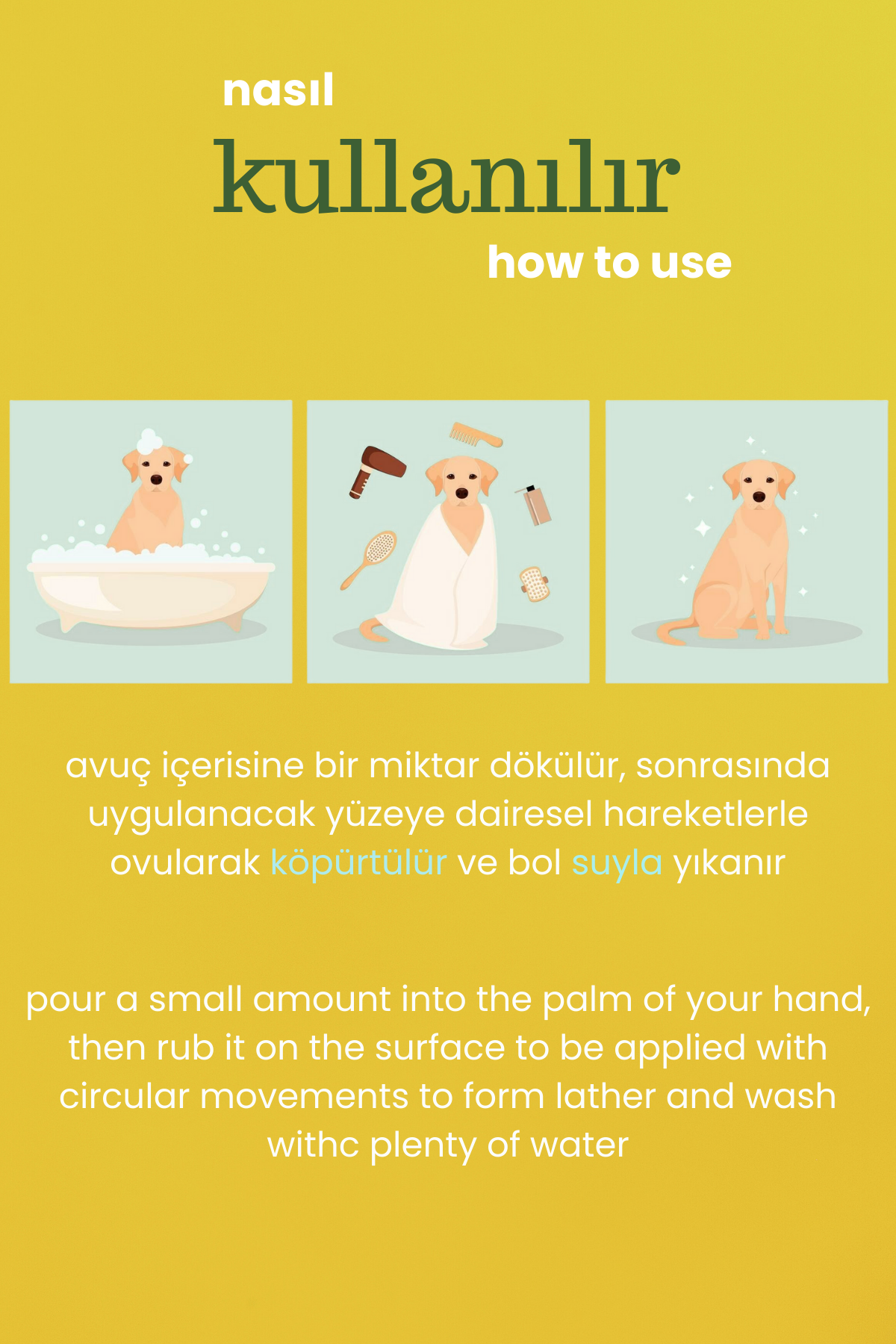 Limon Otu Yağlı Köpek Şampuanı 400 ml | Cilt Temizleyici & Zararlılara Karşı Koruma