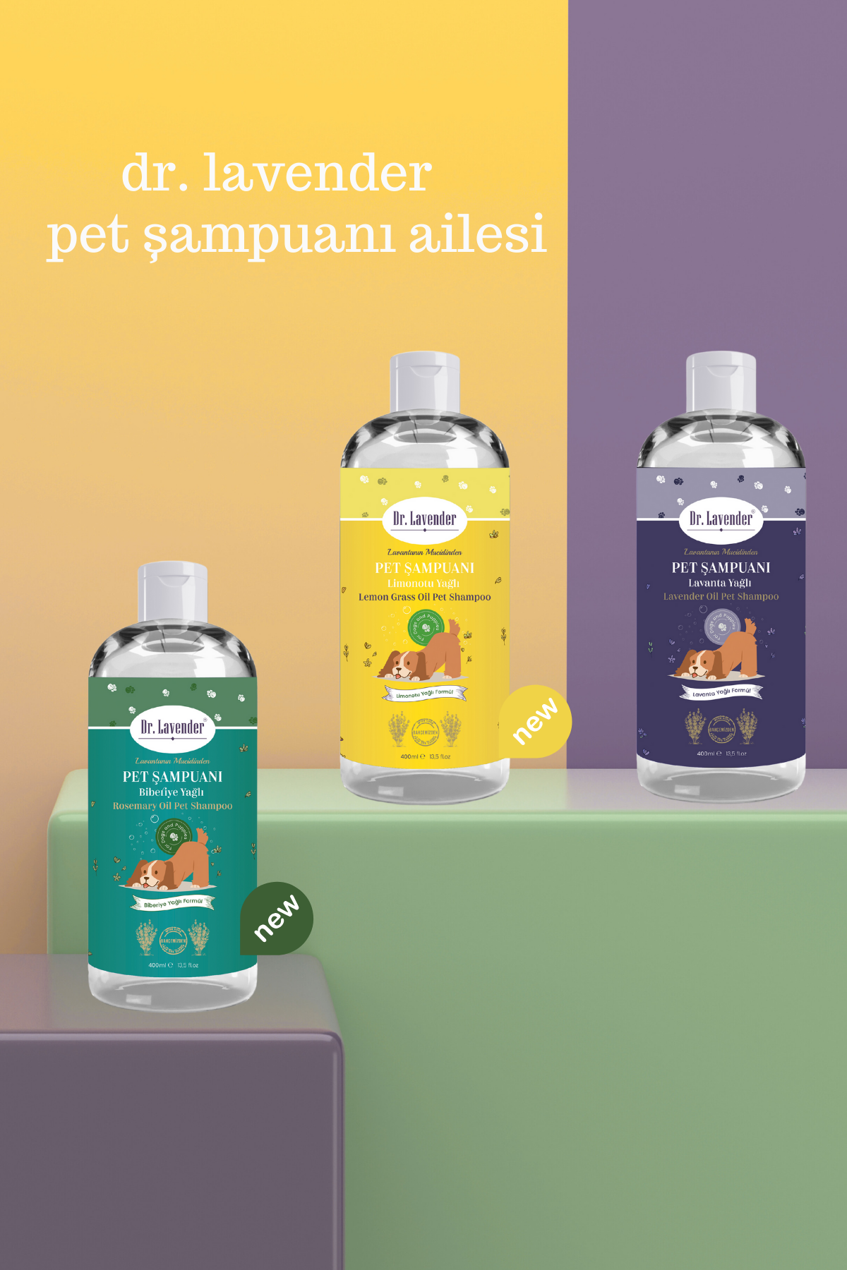 Limon Otu Yağlı Köpek Şampuanı 400 ml | Cilt Temizleyici & Zararlılara Karşı Koruma