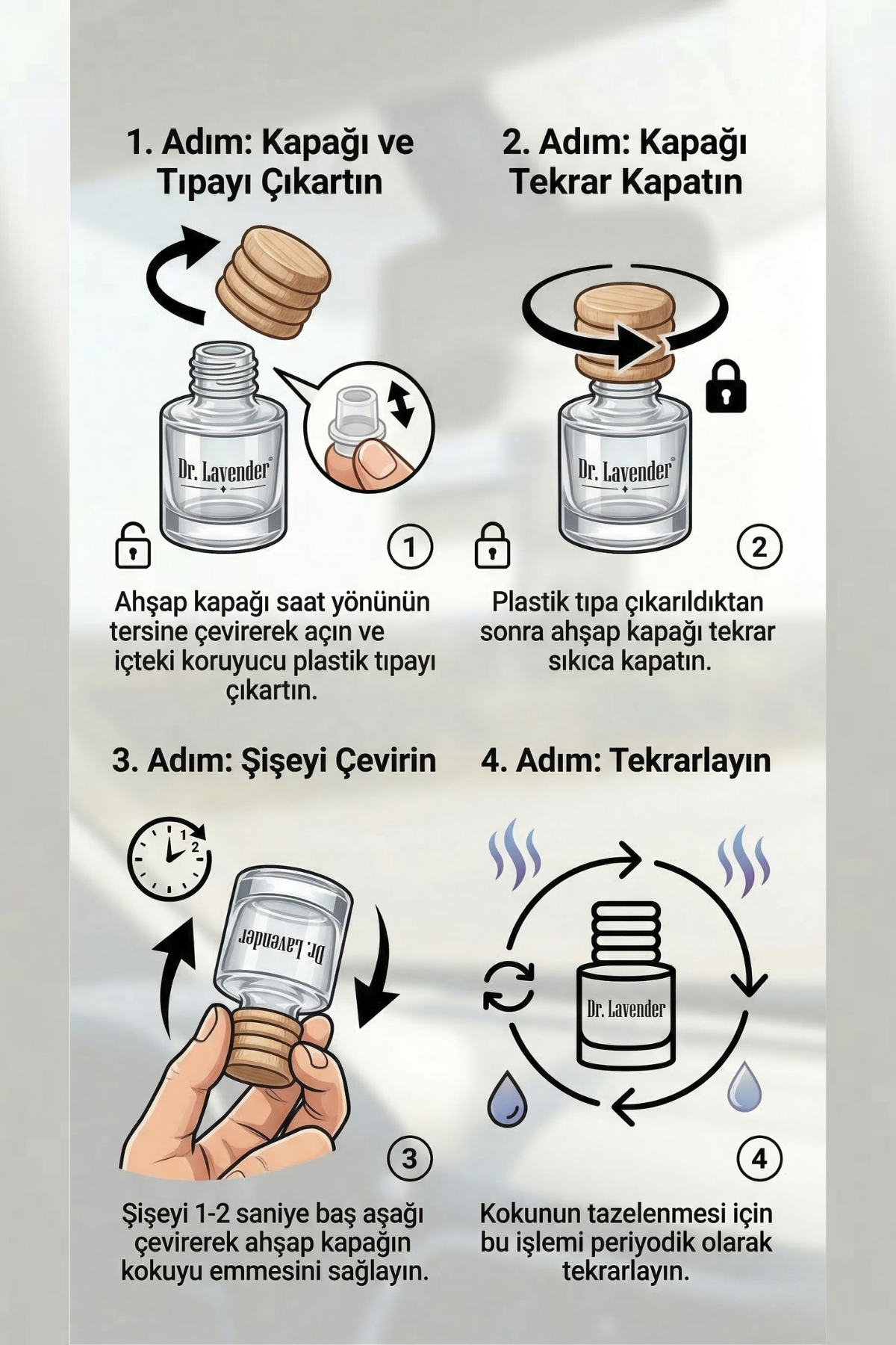Kiraz Çiçeği Oto Parfüm 6 ml Bambu Kapaklı Askılı Cam Şişe Araç Kokusu