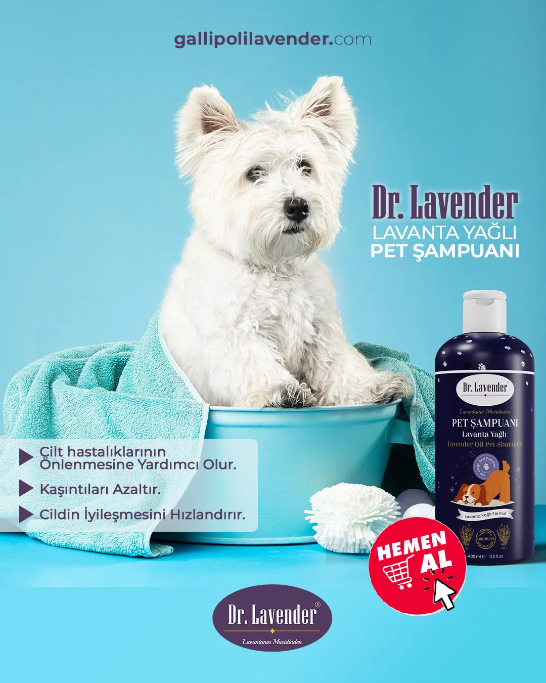 pet köpek şampuanı